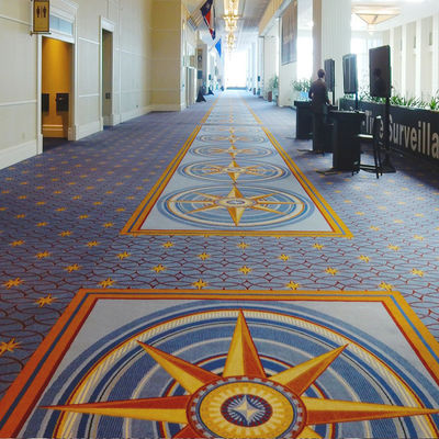 Πυροσβεστικό υψηλό σωλήνα μοντέρνο στυλ Custom Printed Axminster Carpet για δωμάτια ξενοδοχείων