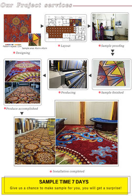Τιμές 5 αστέρων ξενοδοχείο Stock Carpets Νάιλον Print Sala Flooring Alfombra για αίθουσα συνεδριάσεων