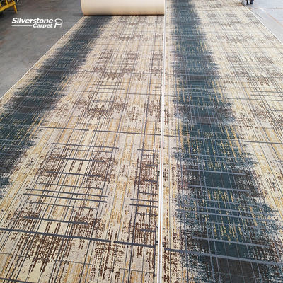 5 Star Hotel Lobby Axminster Carpet Loop Pile Hotel Wool Carpet για σύγχρονο σχεδιασμό