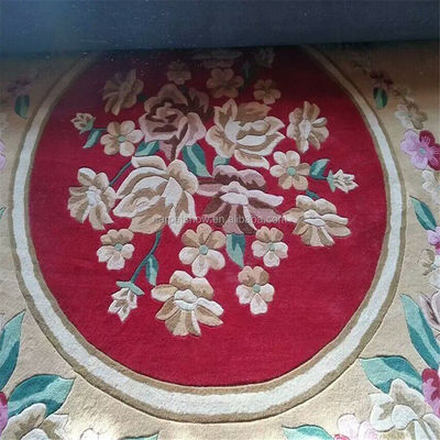 Ακρυλική στρογγυλή περιοχή χαλί χεριού Tufted χαλί με 12mm ύψος στοίβας και εξαιρετική