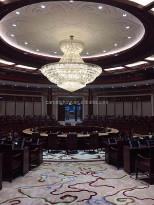 Χειροποίητο Τούφτο Μαλλί Ανατολικό Χαλί σε Κύκλο Κύρους με Προσαρμόσιμο Σχέδιο και Χρώμα