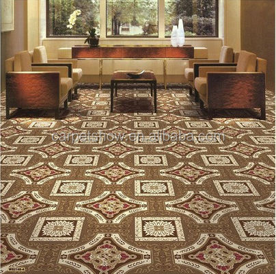 Προσαρμοσμένο χρώμα Wilton Woven 4m Roll Floral Pattern τοίχος σε τοίχο χαλί σε 100% Nylon