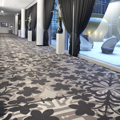 Προσαρμοσμένο χρώμα Wilton Woven 4m Roll Floral Pattern τοίχος σε τοίχο χαλί σε 100% Nylon