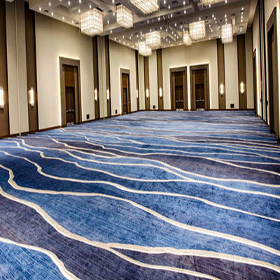 Χαλί στυλ ξενοδοχείου για διάδρομο Custom Nylon Printed Floral Carpet
