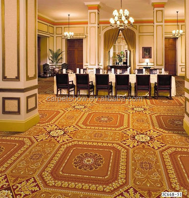 Δείγμα Περιβαλλοντικά φιλικό νάιλον Τυπωμένο από τοίχο σε τοίχο ξενοδοχείο μοντέρνο σχεδιασμό χαλί χορού