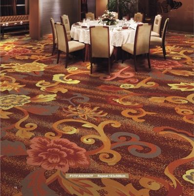7*12 Density Custom Axminster Carpet Hotel Luxury για εμπορικές εφαρμογές