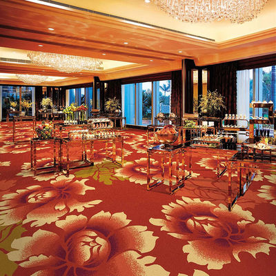 11mm ύψος στοίβας Axminster Floral Design Εμπορικό τυπωμένο χαλί για τουαλέτα