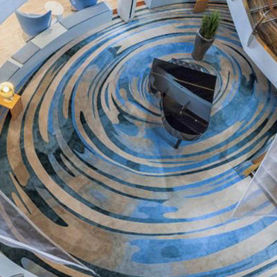 Προσαρμοσμένο μοντέλο Soundproof Axminster Κινηματογράφο Σπίτι Θέατρο χαλί για το ξενοδοχείο σαλόνι