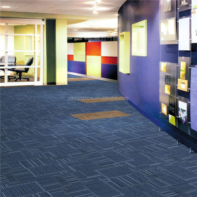 100% PP Stripe Design Office Carpet Tile BALANCE για τον εμπορικό τομέα της Μαλαισίας
