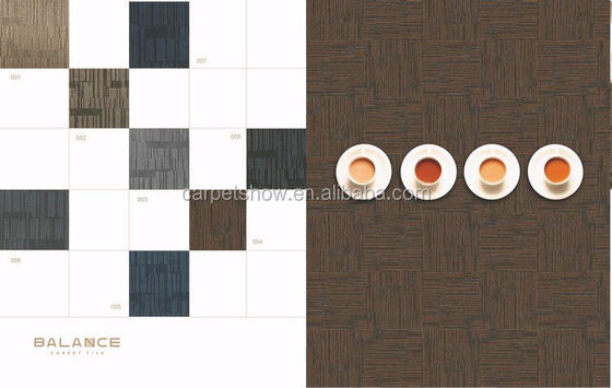 50 * 50cm Tufted σύγχρονο γραφείο PP χαλί πλακάκι με όμορφο χρώμα