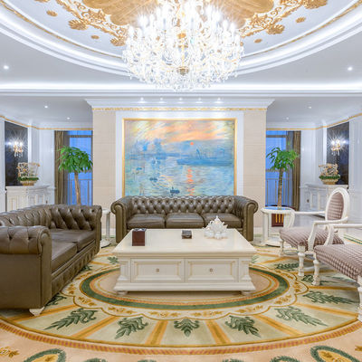 Δωμάτιο συνεδριάσεων Κόψτε στοίβα Axminster Design Wool Nylon Carpet με Custom Pattern Design