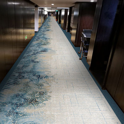 Axminster Wool Nylon Machine-Made Wall Wall Carpet Προσαρμοσμένο σχέδιο για δωμάτιο ξενοδοχείου σε ξενοδοχεία