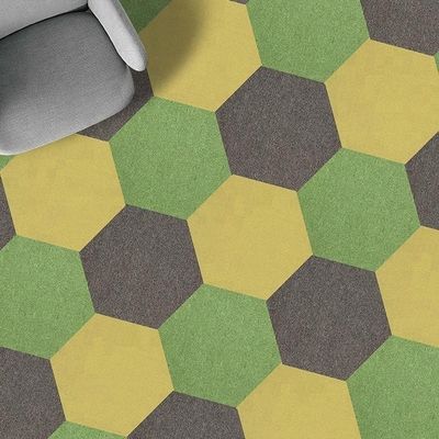 Η Hexagon Commercial 100% SD Nylon Carpet Tile Floor Carpet Machine που έχει σφραγισθεί για αντοχή