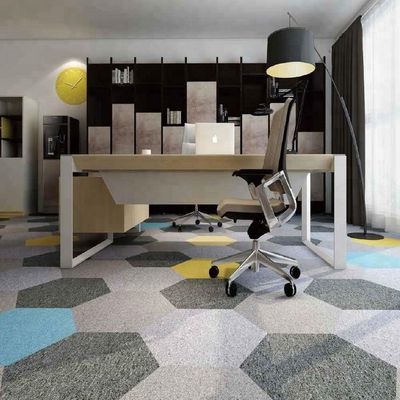 Η Hexagon Commercial 100% SD Nylon Carpet Tile Floor Carpet Machine που έχει σφραγισθεί για αντοχή