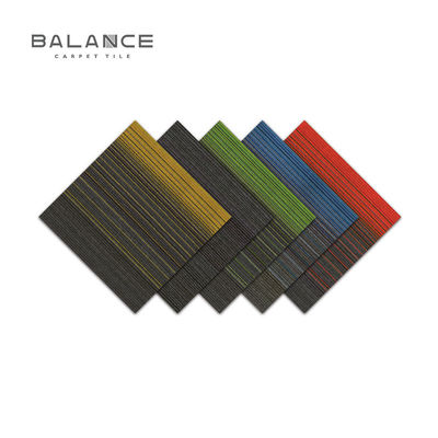 50x50 Plaid Pattern Bitumen/PVC Backing Soundproof Washable Square Office Room Carpet Tiles Τα πλακάκια χαλιών γραφείου