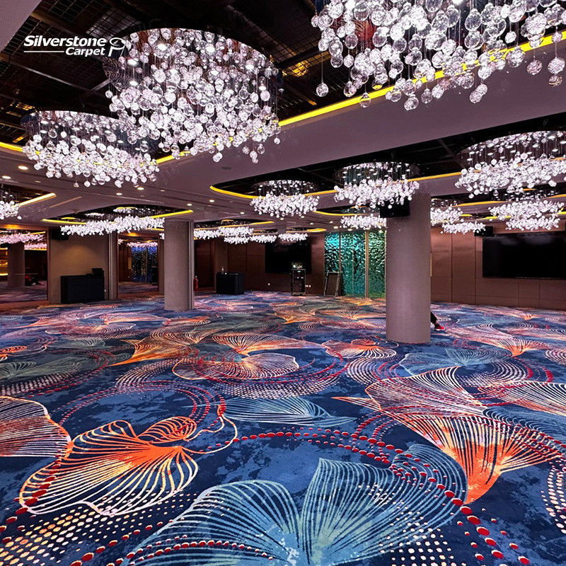 5 Star Hotel Lobby Axminster Carpet Loop Pile Hotel Wool Carpet για σύγχρονο σχεδιασμό