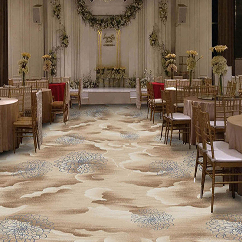 Χαλί στυλ ξενοδοχείου για διάδρομο Custom Nylon Printed Floral Carpet