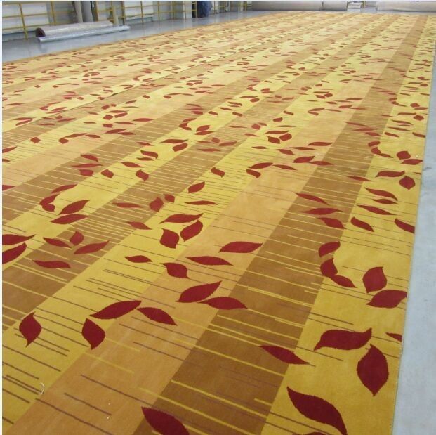 Απλό στυλ 7x7 Axminster χαλί τοίχος στο τοίχο Broadloom χαλί για 5 αστέρων πολυτελή ξενοδοχείο